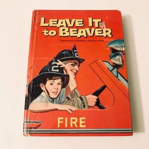 Vintage  1962 Leave It To Beaver Fire Whitman Hardcover